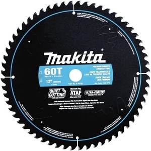 image:imageMakita A94792 12Inch 60Tooth Ultra Coated Miter Saw Blade  Black