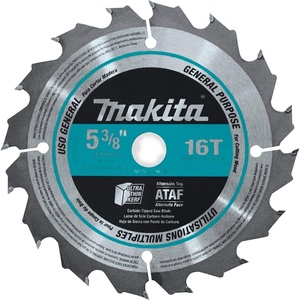 image:imageMakita A94904 Tungsten Carbide Tipped Saw Blade 538Inch 16Tooth
