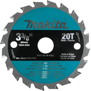 image:imageMakita A95021 338 20T CarbideTipped Circular Saw Blade General Purpose