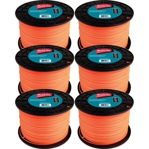 image:imageMakita T03741 Round Trimmer Line 0095 Orange 1400 5 lbs 6pk