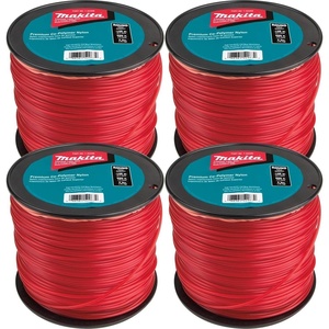 image:imageMakita T03763 Round Trimmer Line 0105 Red 690 3 lbs 4pk