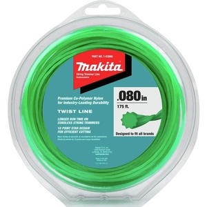 image:imageMakita T03866 Twisted Trimmer Line 0080 Green 175 12 lbs