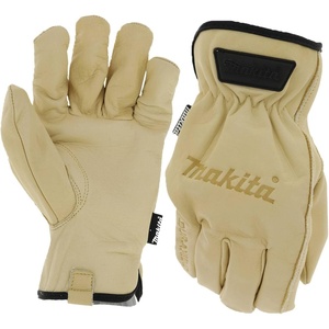 image:imageMakita T04195 100 Genuine Leather Cow Driver Gloves LargeGloves