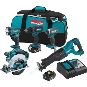 image:imageMakita XT505 18V LXT LithiumIon Cordless 5Pc Combo Kit 30AhCombo Kit