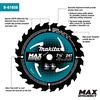 image:imageMakita B6165610 24T CarbideTipped Max Efficiency Circular Saw Blade Framing 7141Pc
