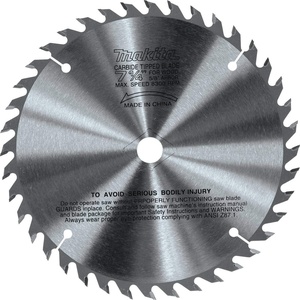 image:imageMakita 721251A 714 40T CarbideTipped Circular Saw Blade Fine Crosscutting