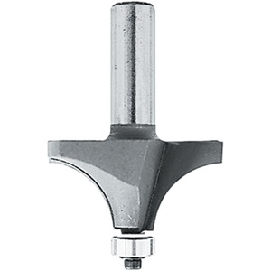 image:imageMakita 7331206A 38Inch Corner Rounding 2 Cutting Flutes 14Inch Shank Carbide Tip Router Bit