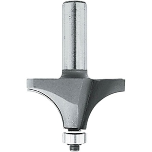 image:imageMakita 7331208A 12Inch Corner Rounding 2 Cutting Flutes 14Inch Shank Carbide Tip Router BitSilver