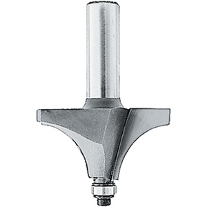 image:imageMakita 7331220A 38Inch Beading 2 Cutting Flutes 14Inch Shank Carbide Tip Router Bit