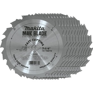 image:imageMakita A90009B10 714 16T CarbideTipped Circular Saw Blade 10Pk