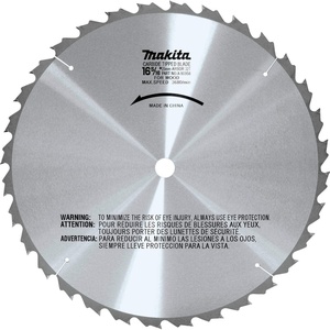 image:imageMakita A90956 16516Inch 32 Tooth Carbide Saw Blade with 1Inch Arbor Silver