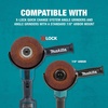 image:imageMakita E00452 XLock 5 x 14 x 78 Type 27 General Purpose 36 Grit Metal Abrasive Grinding Wheel