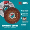 image:imageMakita E00468 XLock 5 x 14 x 78 Type 27 General Purpose 36 Grit Abrasive Grinding Wheel for Metal amp Stainless Steel Grinding