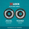 image:imageMakita T038943 XLock 412 40 Grit Type 29 Angled Grinding and Polishing Flap Disc for XLock and All 78 Arbor Grinders 3pk